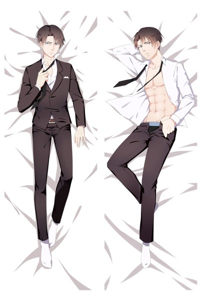 Attack on Titan Levi Rivaille Anime Dakimakura Pillow Cover Case