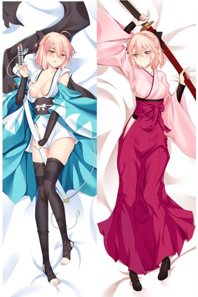 Fate Grand Order FGO Dakimakura Soji Okita Anime Body Pillow Case