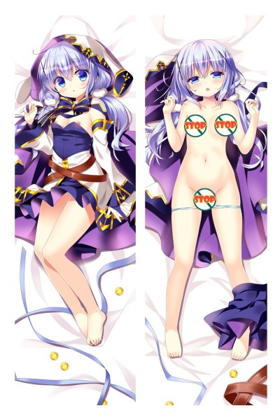 Anime Is the Order a Rabbit? Kafuu Chino Pillow Case Cover Otaku Dakimakura