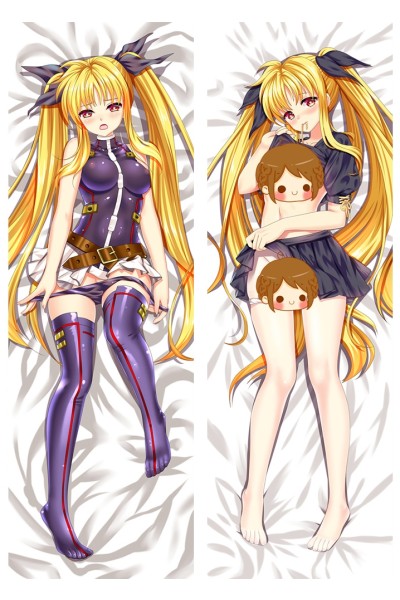Magical Girl Lyrical Nanoha Fate Testarossa Anime Dakimakura Pillow Case 