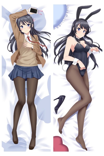 Rascal Does Not Dream of Bunny Girl Senpai Mai Sakurajima Anime Dakimakura Pillow Cover