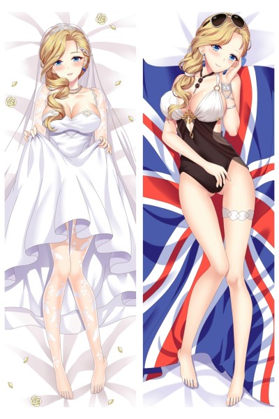 Azur Lane HMS Hood Anime Dakimakura Pillow Cover