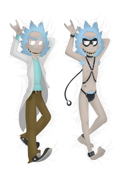 Rick And Morty Rick Sanchez Anime Dakimakura Hugging Pillow Cover