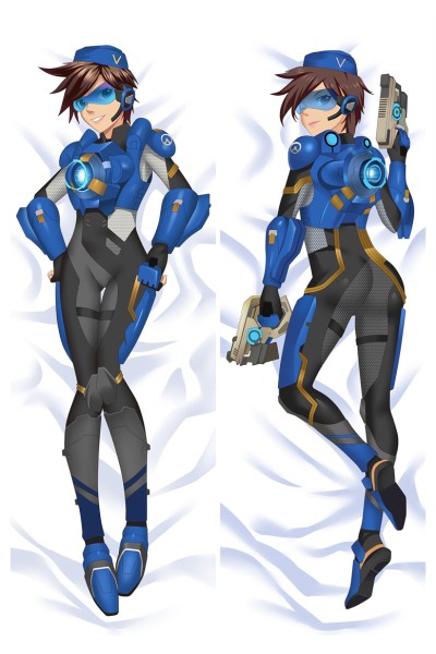 Overwatch Tracer Lena Oxton Anime Dakimakura Pillow Cover