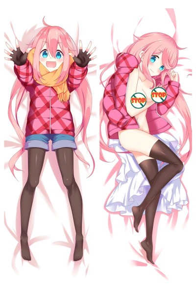 Laid-Back Camp Nadeshiko Kagamihara Anime Dakimakura Pillow Cover H3749-B