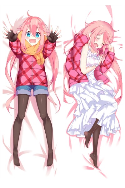Laid-Back Camp Nadeshiko Kagamihara Anime Dakimakura Pillow CoverH3749-A
