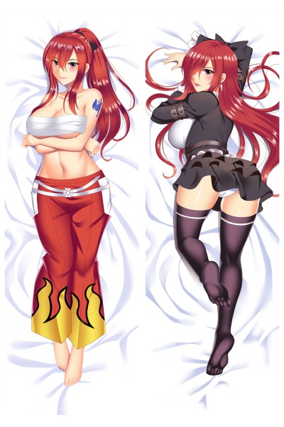 Fairy tail Erza Scarlet Anime Dakimakura Pillow Cover