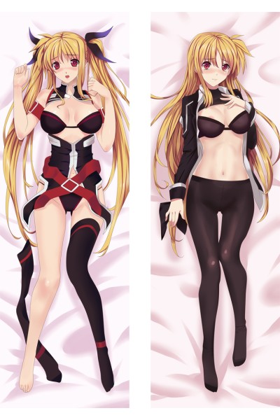 Magical Girl Lyrical Nanoha Fate Testarossa Harlaown Anime Dakimakura Pillow Cover