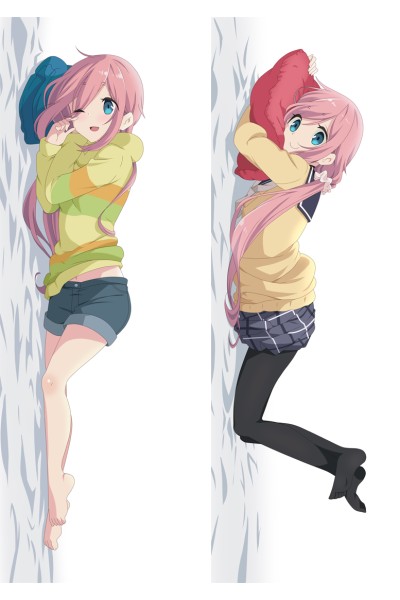 Laid-Back Camp Kagamihara Nadeshiko Anime Dakimakura Pillow Cover
