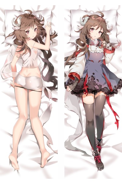 Arknights Eyjafjalla Anime Dakimakura Pillow Cover H4008-A