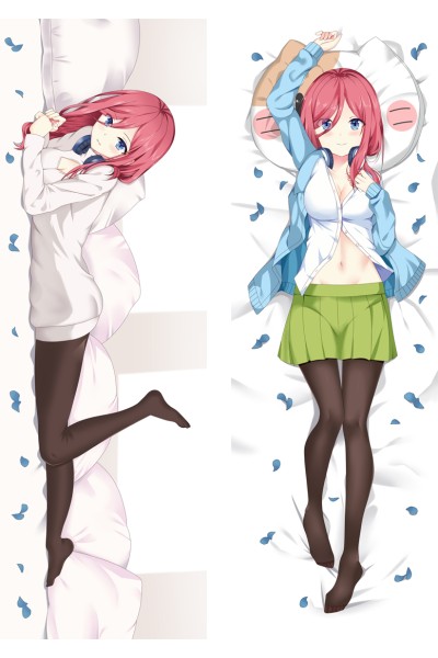 The Quintessential Quintuplets Nakano Miku Anime Dakimakura Pillow Cover
