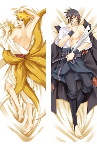 Naruto Uzumaki Uchiha Sasuke Anime Dakimakura Pillow Cover