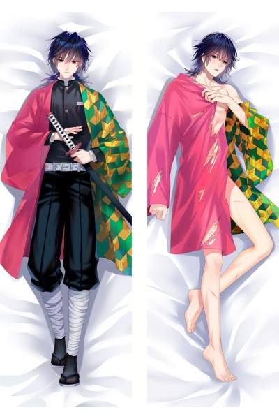 Demon Slayer: Kimetsu no Yaiba Tomioka Giyuu Anime Dakimakura Pillow Cover