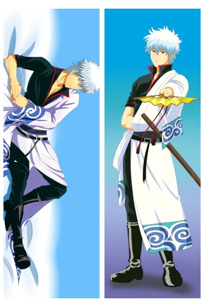 Gin Tama Sakata Gintoki BL Male Anime Dakimakura Pillow Cover