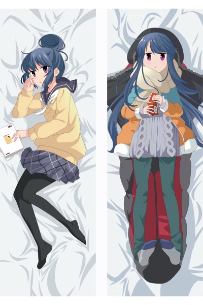 Laid-Back Camp Shima Rin Anime Dakimakura Pillow Cover H3864