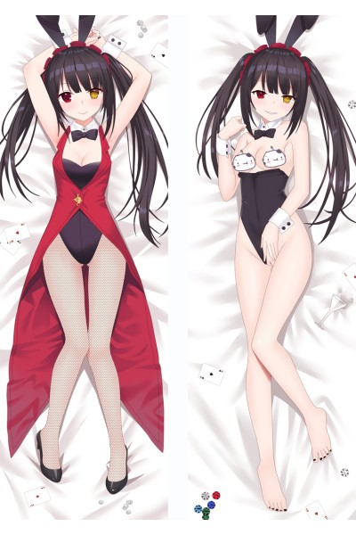 Date A Live Nightmare Tokisaki Kurumi Anime Dakimakura Pillow Cover