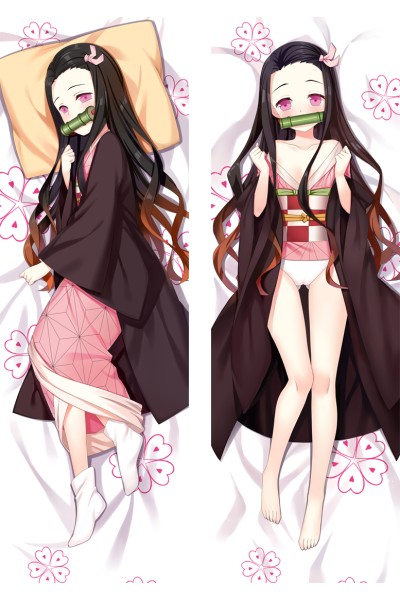 Demon Slayer: Kimetsu no Yaiba Kamado Nezuko Anime Dakimakura Pillow Cover H3958-A