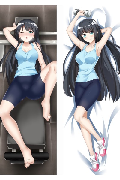 How Heavy Are the Dumbbells You Lift? Souryuuin Akemi Anime Dakimakura Pillow Cover