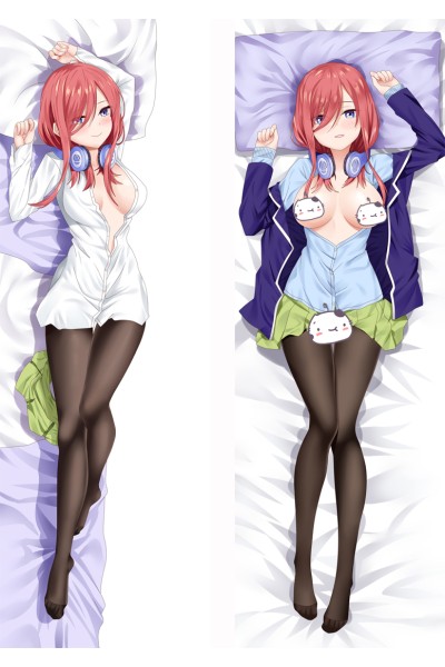 The Quintessential Quintuplets Nakano Miku Anime Dakimakura Pillow Cover