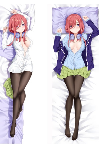 The Quintessential Quintuplets Nakano Miku Anime Dakimakura Pillow Cover