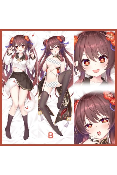 Genshin Impact Hutao Anime Dakimakura Body Pillow Cover