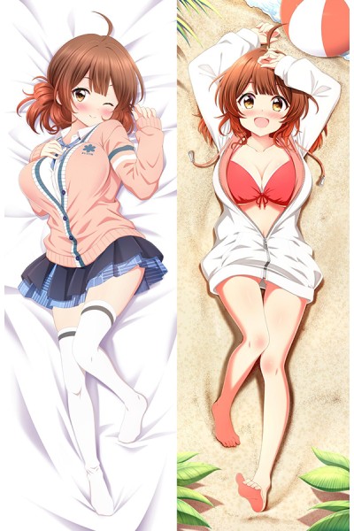 Gakuen Idolmaster Hanami Ume Anime Dakimakura Body Pillow Cover