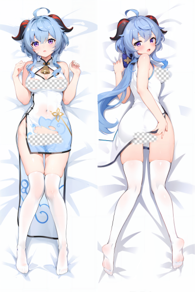 Genshin Impact Ganyu Anime Dakimakura Body Pillow Cover