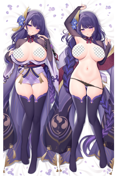 Genshin Impact Raiden Shogun Baal Anime Dakimakura Body Pillow Cover