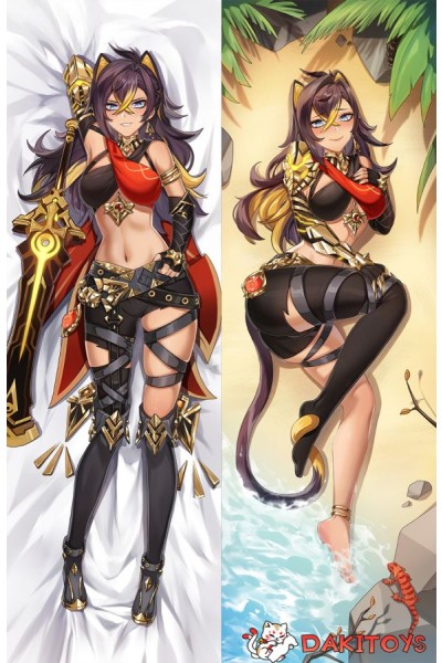 Genshin Impact Dehya Anime Dakimakura Body Pillow Cover