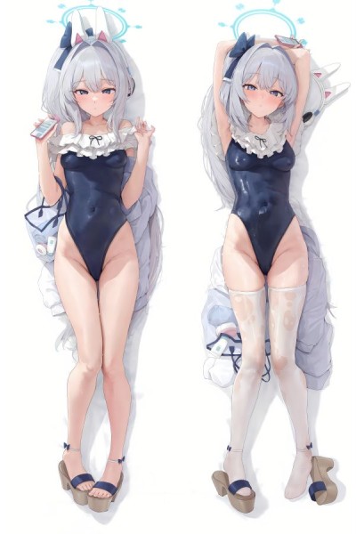 Blue Archive Tsukiyuki Miyako Anime Dakimakura Body Pillow Cover