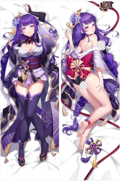 Genshin Impact Raiden Shogun Baal Anime Dakimakura Body Pillow Cover