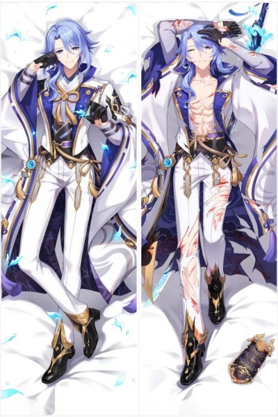 Genshin Impact Kamisato Ayato Anime Dakimakura Body Pillow Cover
