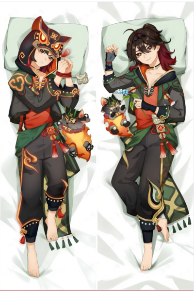 Genshin Impact Gaming Anime Dakimakura Body Pillow Cover