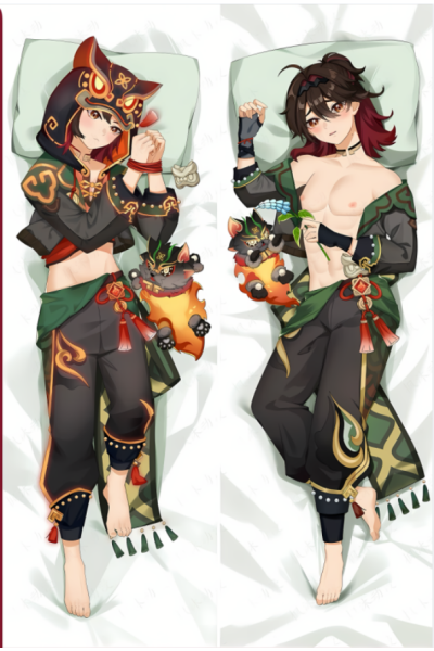 Genshin Impact Gaming Anime Dakimakura Body Pillow Cover