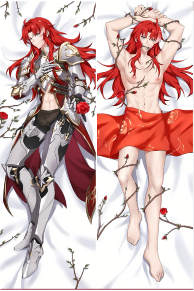 Honkai: Star Rail Argenti Anime Dakimakura Body Pillow Cover