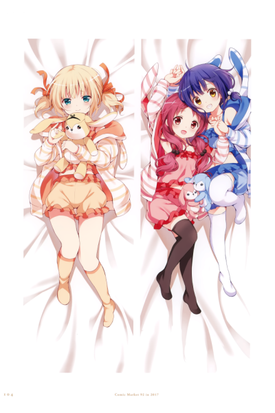Is the Order a Rabbit? Anime Dakimakura Body Pillow Cover
