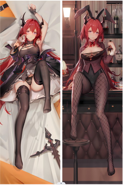 Arknights Surtr Anime Dakimakura Body Pillow Cover