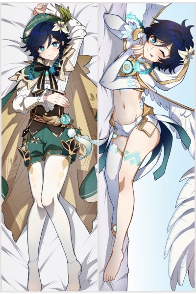 Genshin Impact Venti Anime Dakimakura Body Pillow Cover