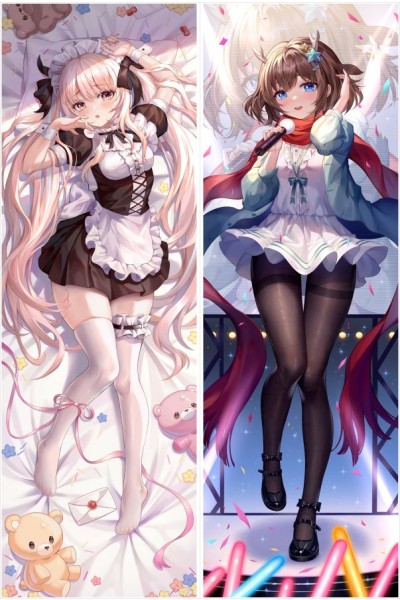 Virtual Youtuber Kano Mahoro Anime Dakimakura Body Pillow Cover