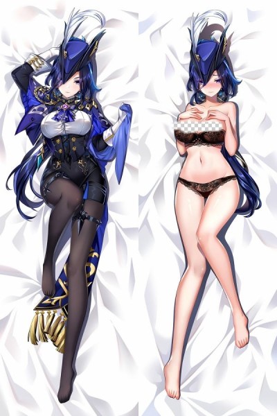 Genshin Impact Clorinde Anime Dakimakura Body Pillow Cover