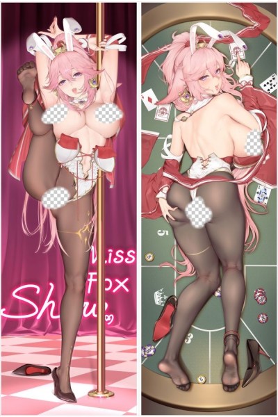 Genshin Impact Yae Miko Anime Dakimakura Body Pillow Cover