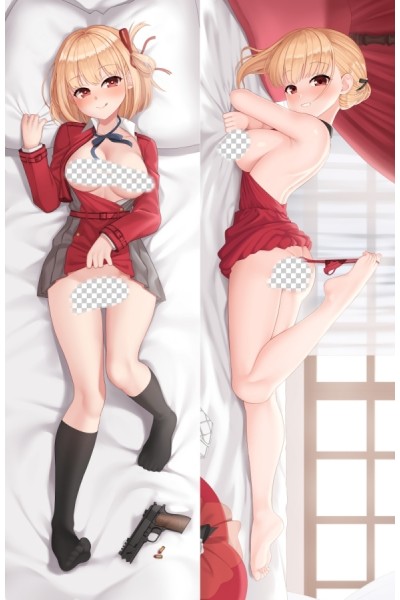 Lycoris Recoil Nishikigi Chisato Anime Dakimakura Body Pillow Cover