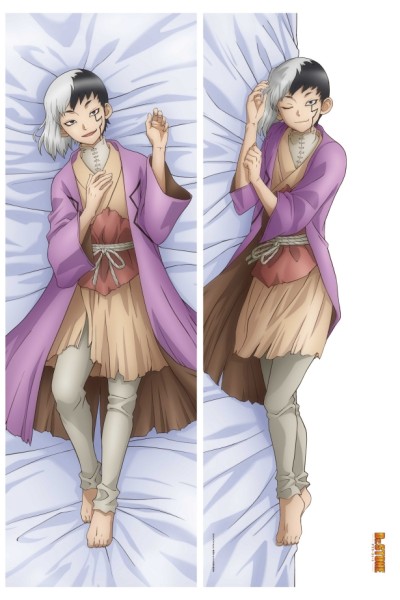 Dr. Stone Gen Asagiri Anime Dakimakura Body Pillow Cover