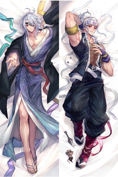 Demon Slayer: Kimetsu no Yaiba Uzui Tengen Anime Dakimakura Body Pillow Cover