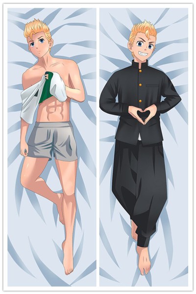 Tokyo Revengers Takemichi Hanagaki Anime Dakimakura Body Pillow Cover