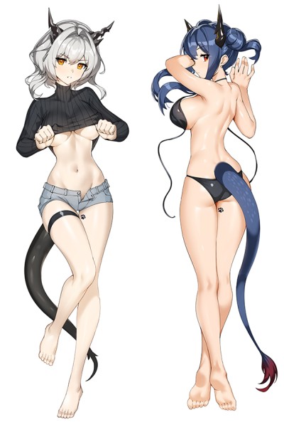Arknights Talulah Artorius Anime Dakimakura Body Pillow Cover