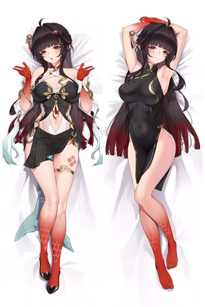 Honkai: Star Rail Lingsha Anime Dakimakura Body Pillow Cover