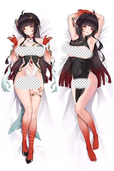 Honkai: Star Rail Lingsha Anime Dakimakura Body Pillow Cover