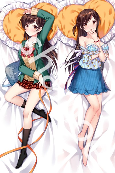 Kanojo, Okarishimasu Ichinose Chizuru Anime Dakimakura Pillow Cover
