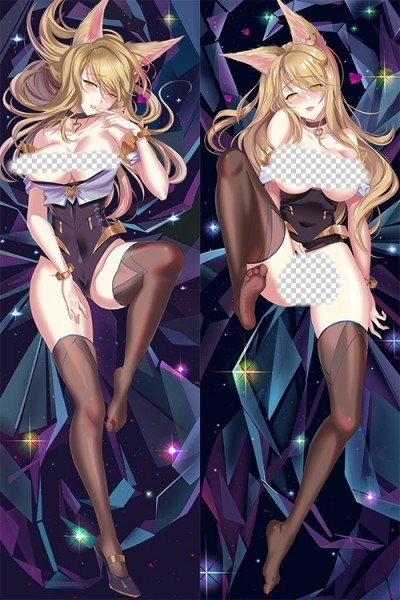 League of Legends Ahri the Nine-Tailed Fox Anime Dakimakura Pillow Cover